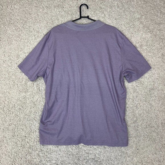 Robert Barakett Polo Shirt Mens XXL Purple Preppy Travel Beachy Cruise Spring - Picture 7 of 8